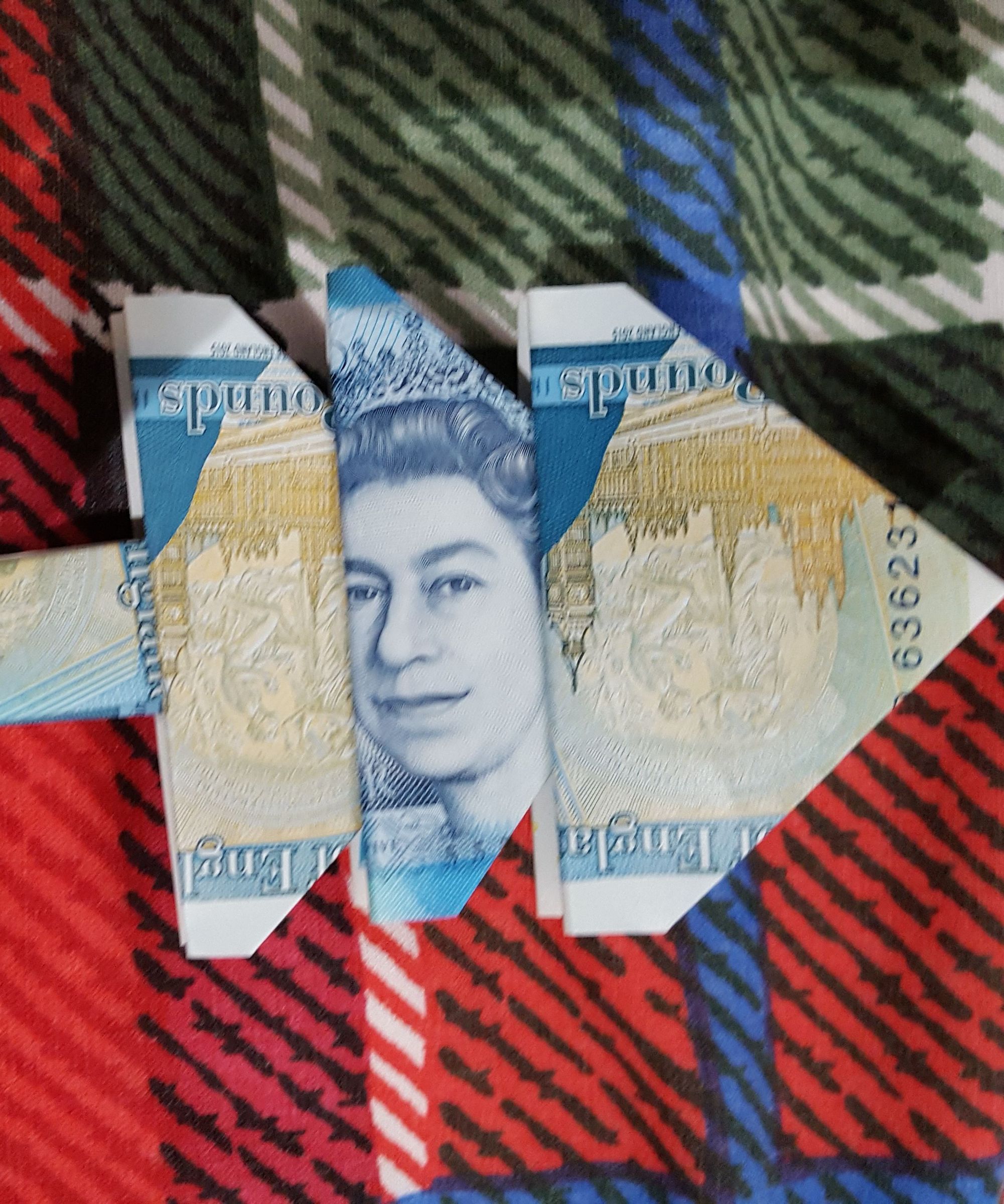 Christmas Tree Money Origami 