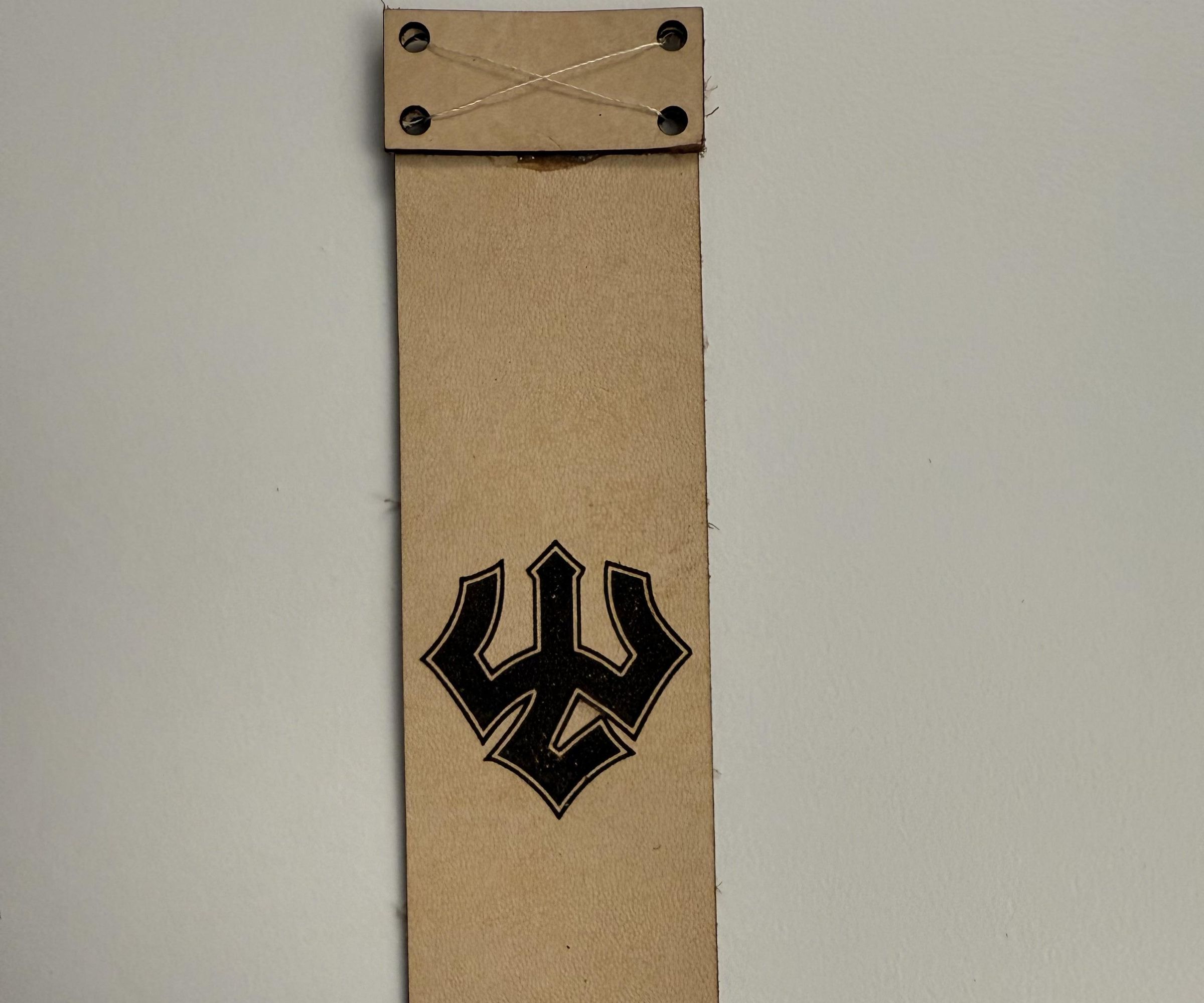 Customizable Leather Bookmark