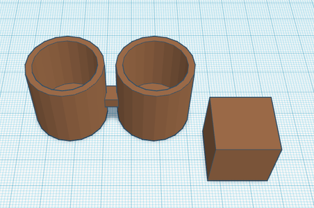 Creating the Plant Pots and Attaching Them Together