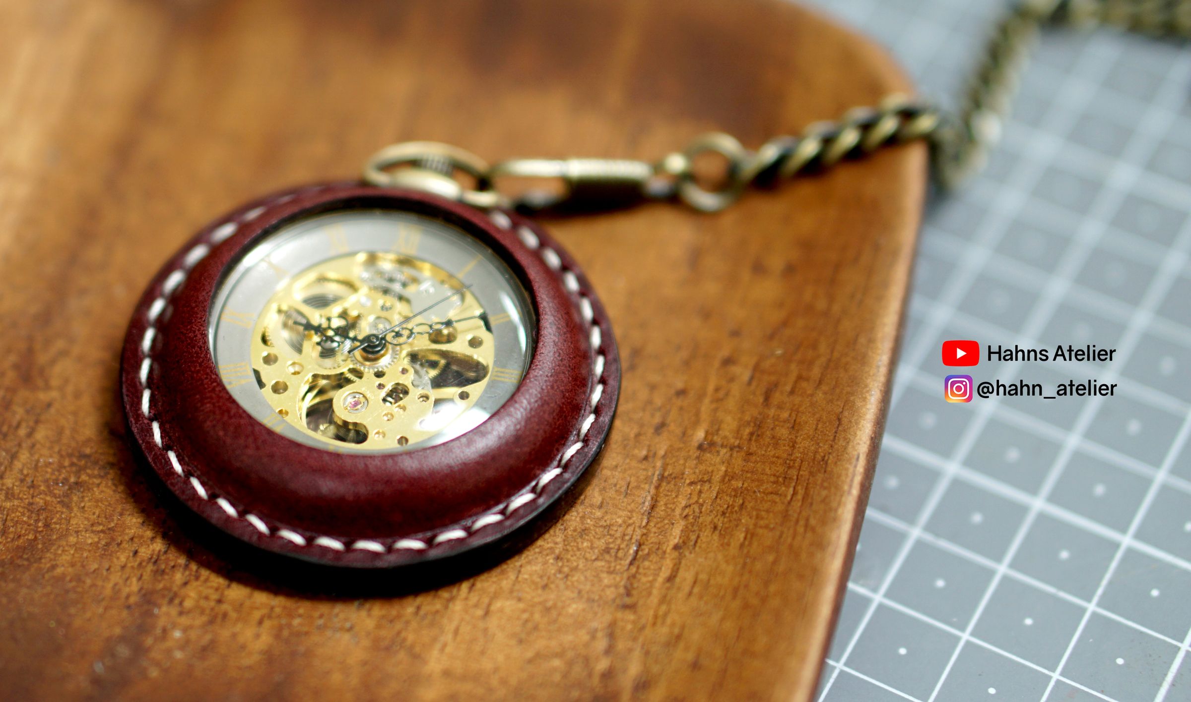 Pocket Watch Leather Case 19 Steps (with Pictures) Instructables