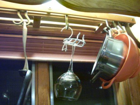 Wine Glass Dryer From Coat Hanger