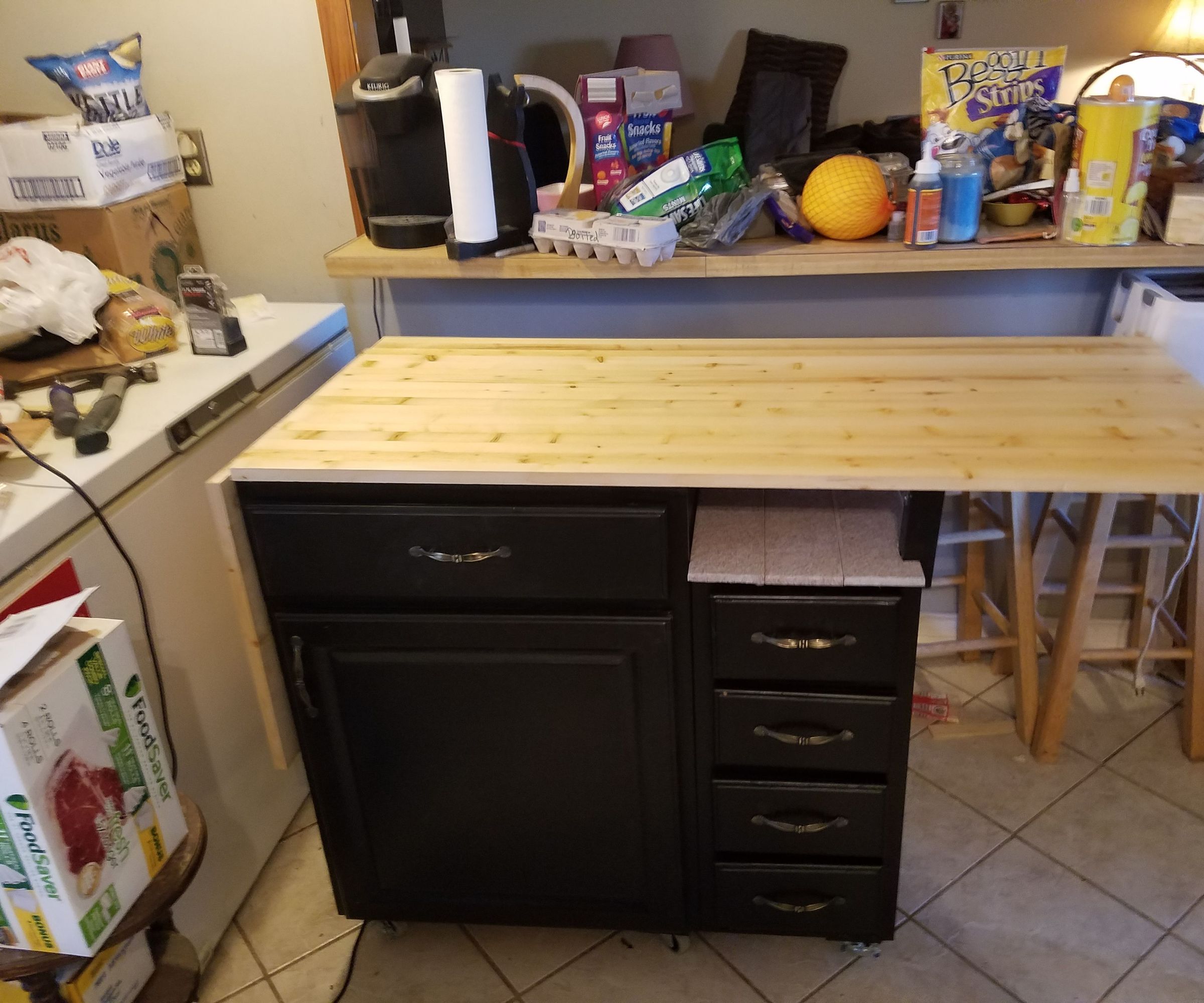 Rolling Kitchen Island