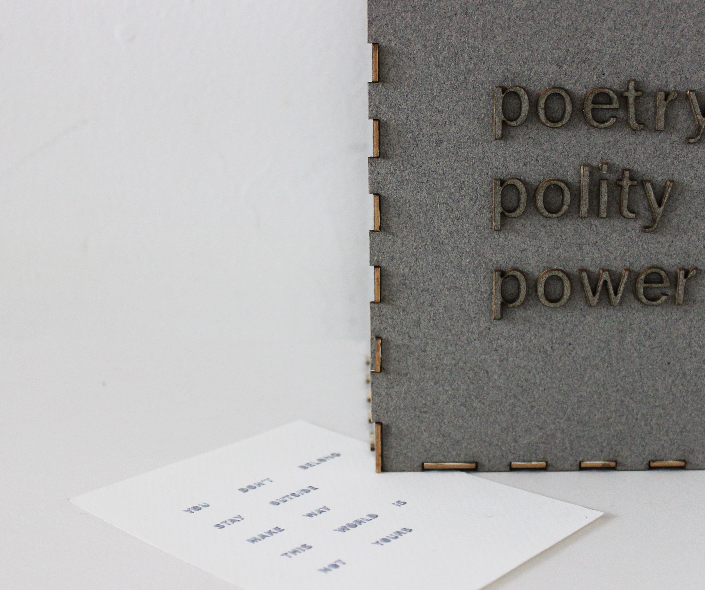 An Optimistic Poetry Generator: Using Thermochromic Pigment and Nichrome Heating Pads 