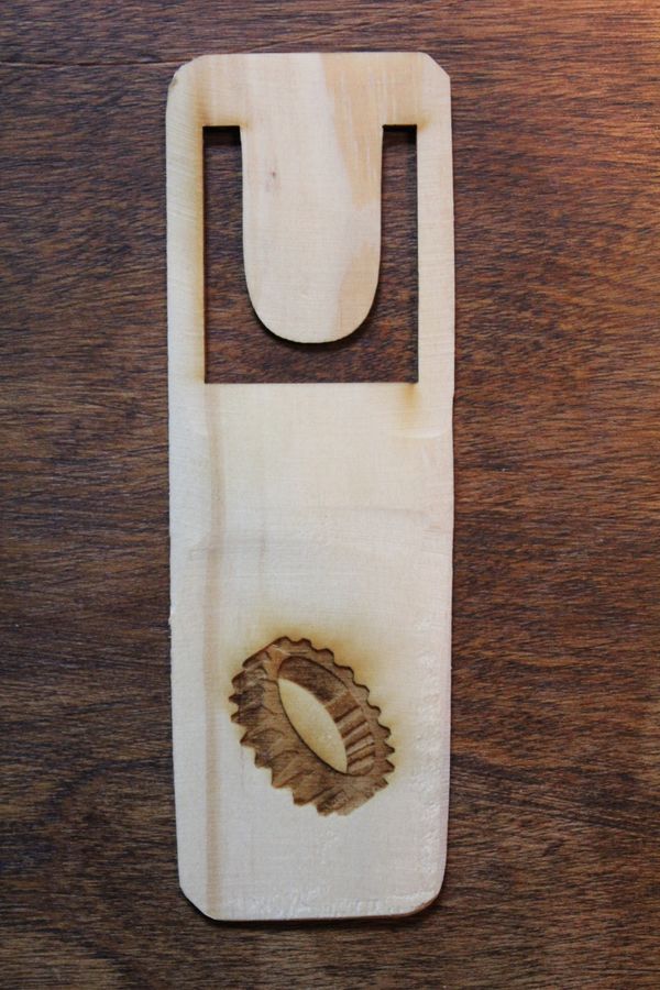 Wood Bookmark With Laser Cutter