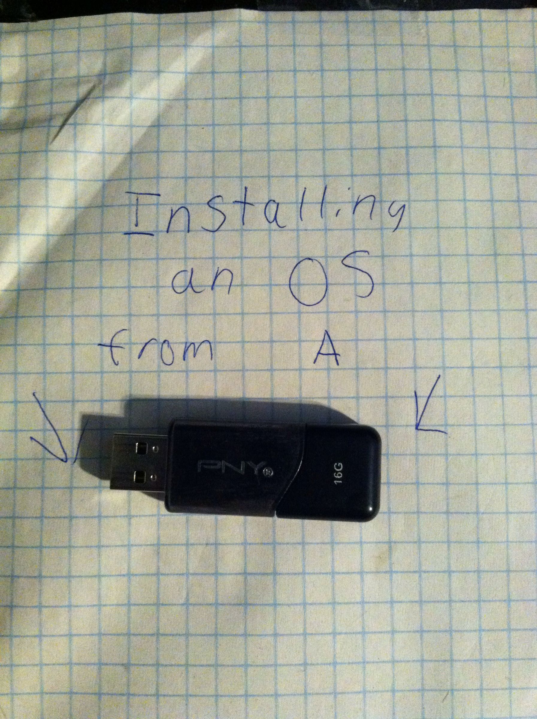 Installing An OS From A Flash Drive