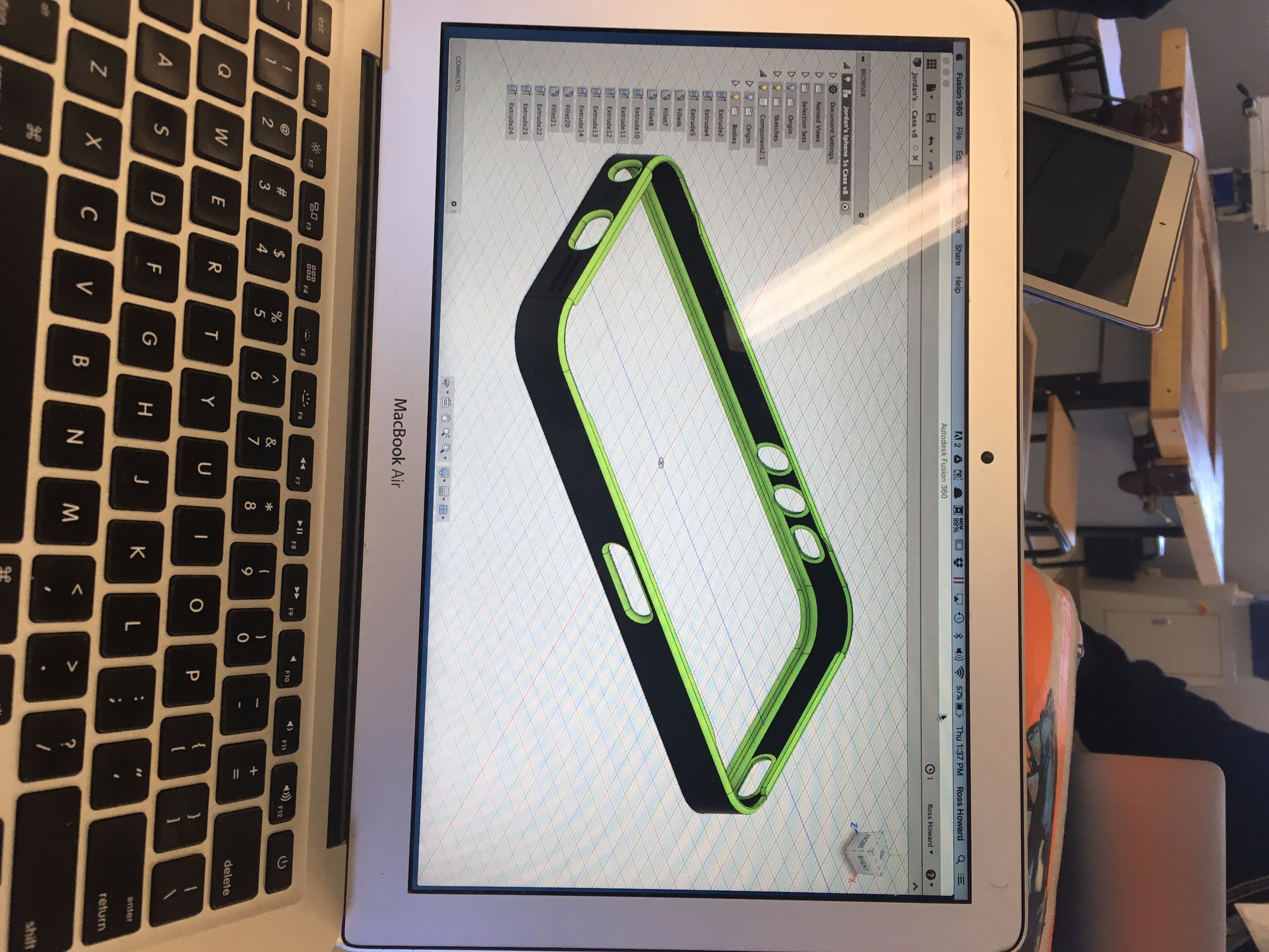 IPhone 5s Laser Cut and 3D Printed Case : 3 Steps (with Pictures ...