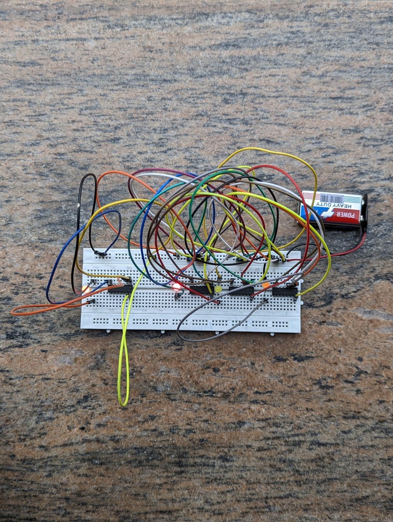 Logic Gate Implementation Circuit Diagram