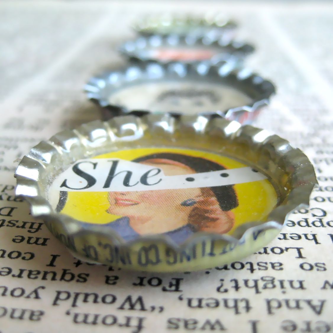 How to Make Vintage Bottlecap Magnets