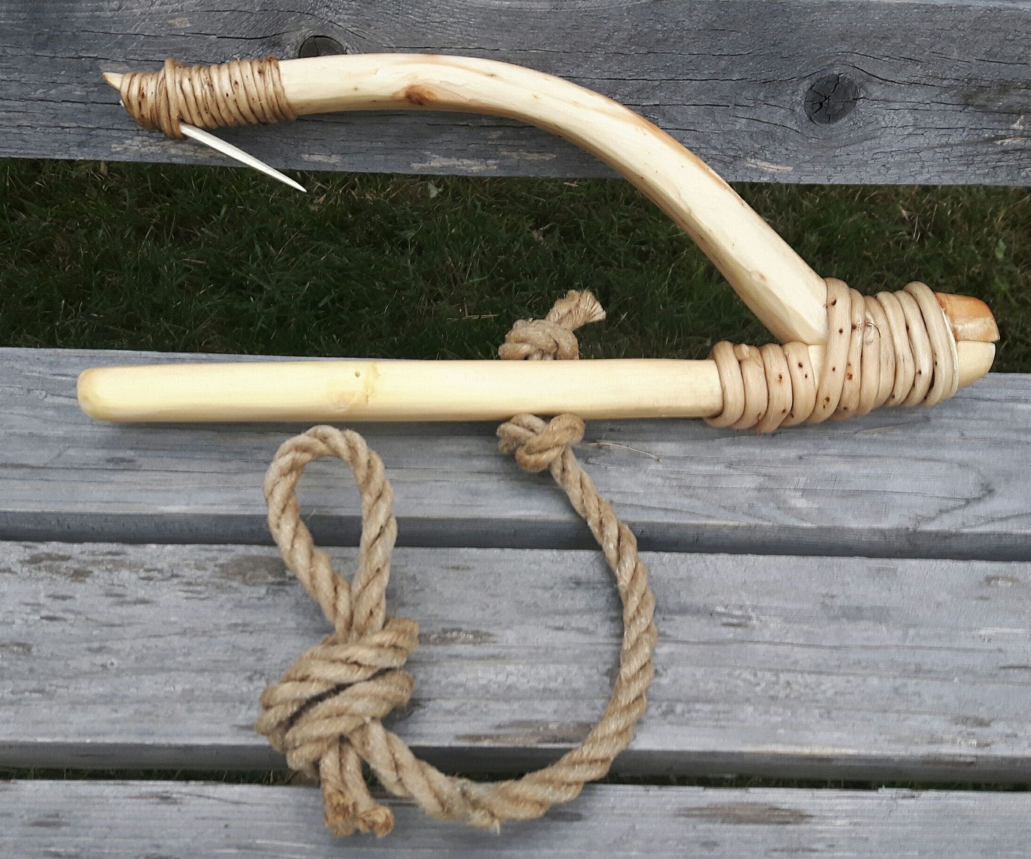 Handcarved Native American Halibut Hook : 9 Steps (with Pictures ...