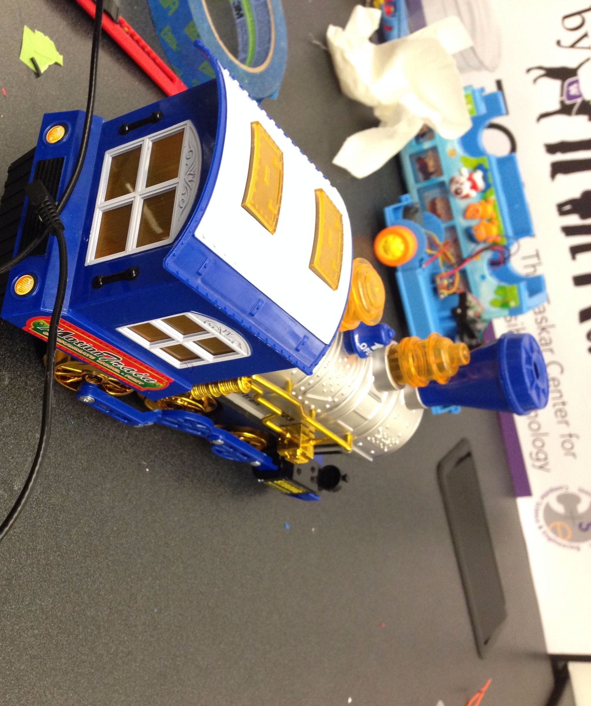 Switch-Adapt Toys: a Steam Train Toy Made Accessible!