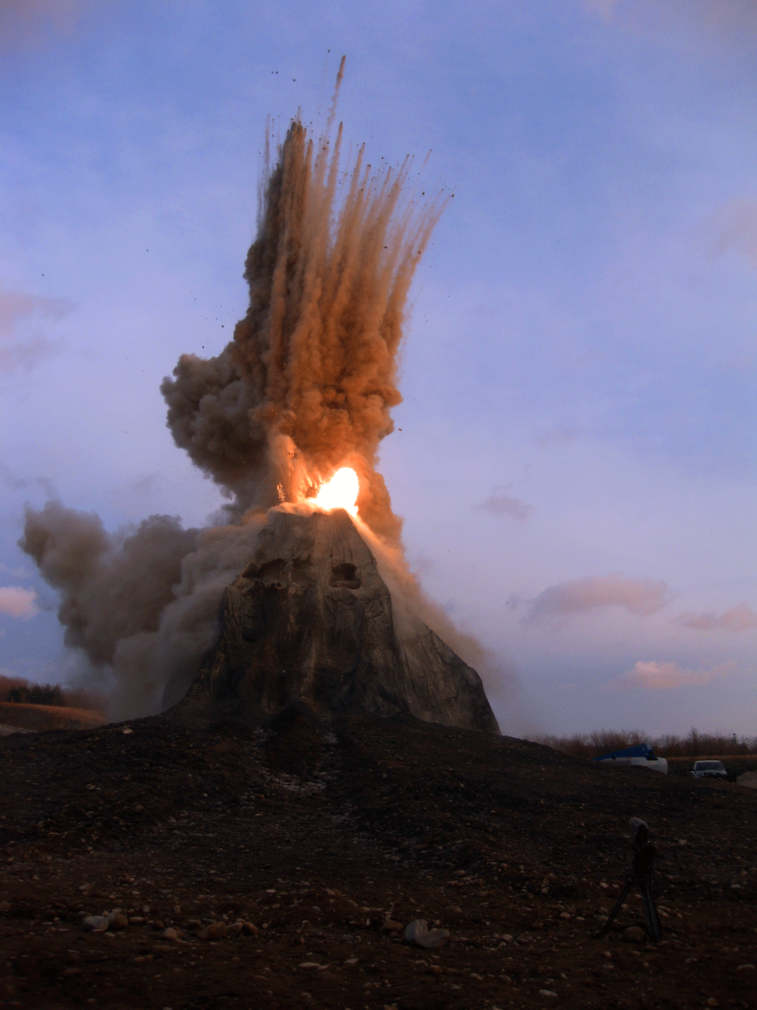 Build a Life-sized Active Volcano