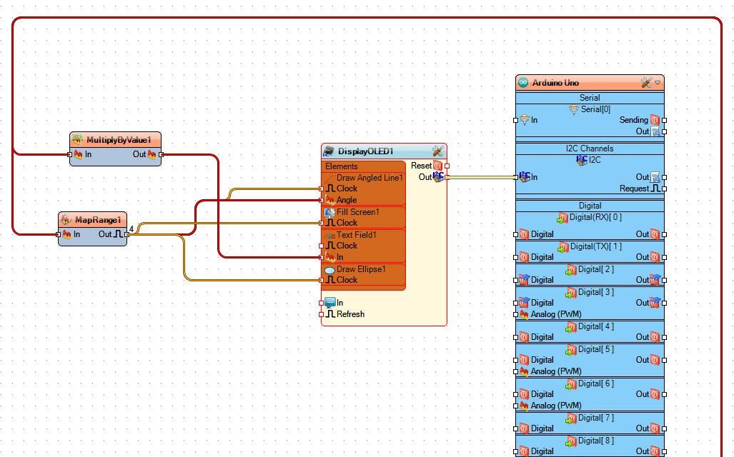 In Visuino Connect Components In Visuino Connect Components