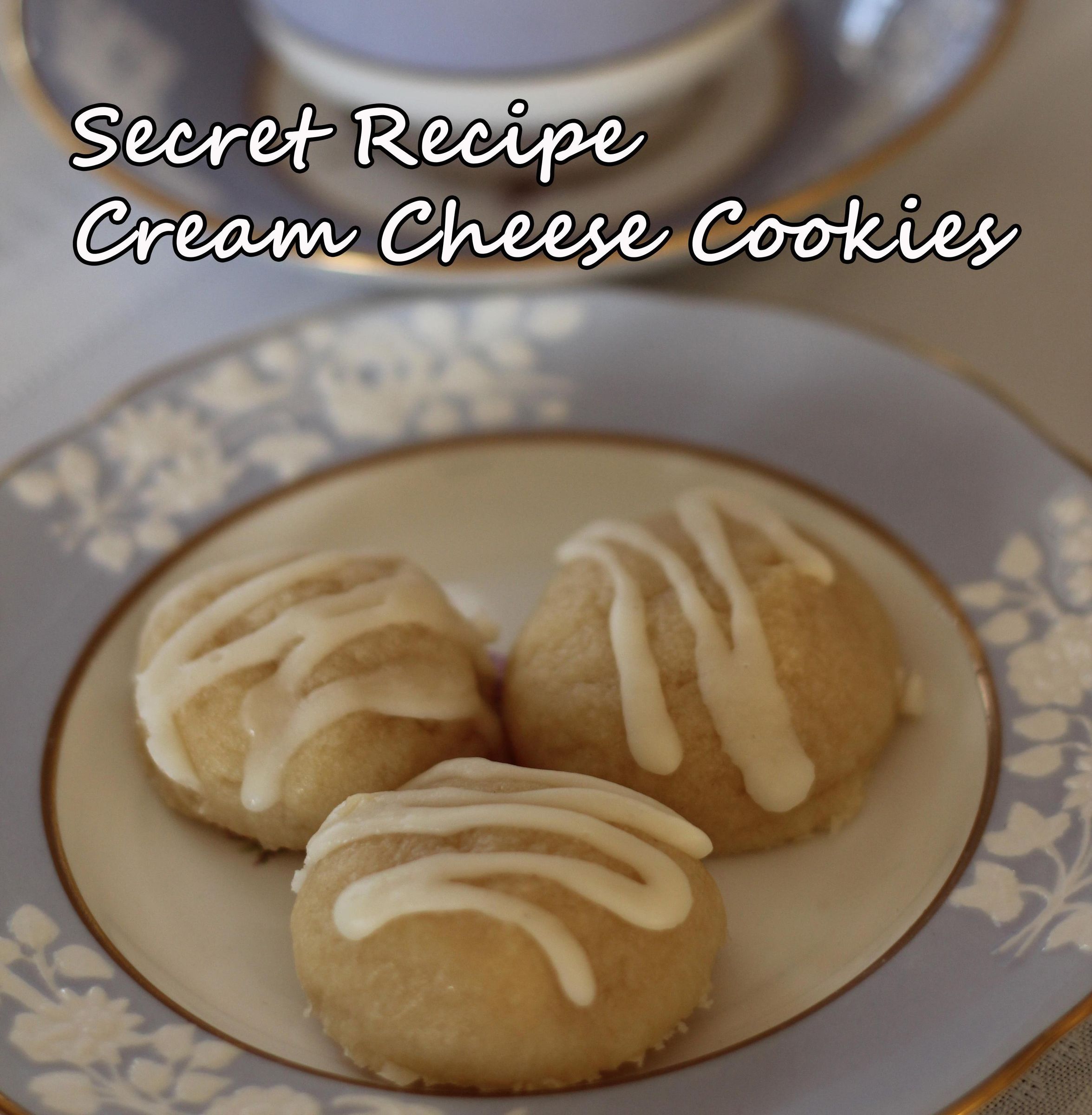 Secret Recipe Cream Cheese Cookies