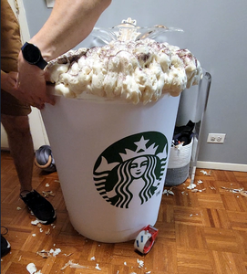 Printing the Labels and Taping Them to the Can