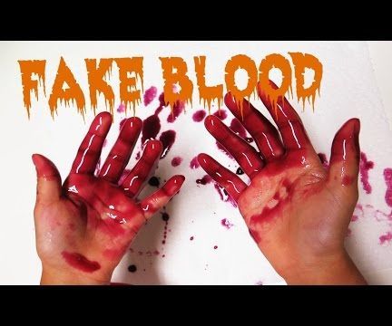 How to Make Fake Blood for Halloween