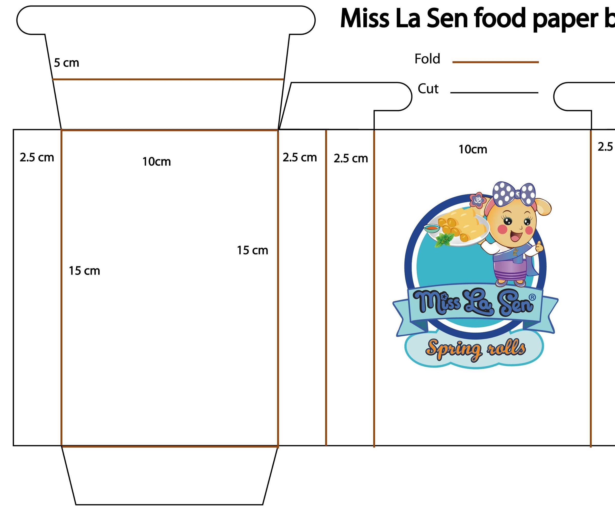 Miss La Sen Food Paper Box
