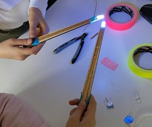 Leuchtender Zauberstab