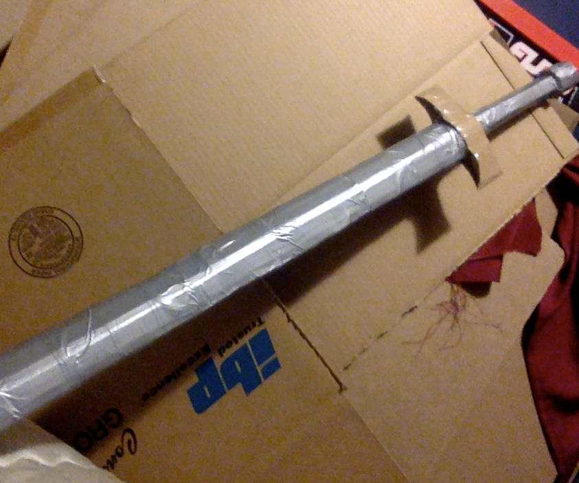 Cardboard Sword. Strong and Swift.