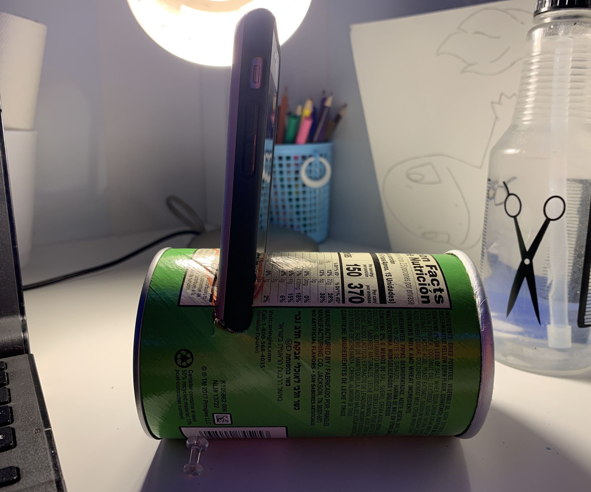 DIY Speaker  With a Chip Container 