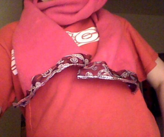 How to make a warm cute scarf