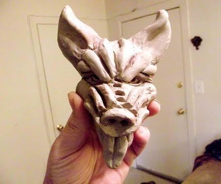 How to Sculpt a Werewolf Head in Clay