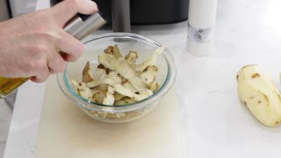 Prep the Potato Skins