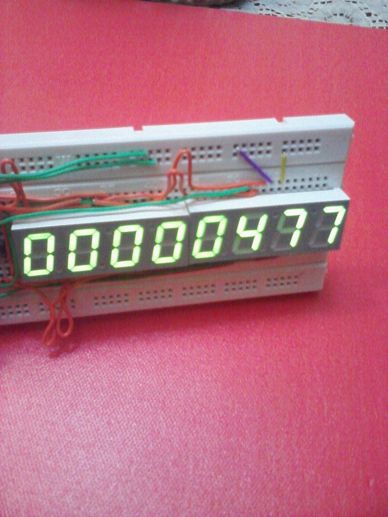 8-Digit Arduino Counter : 8 Steps - Instructables