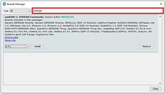 Setting Up ESP8266