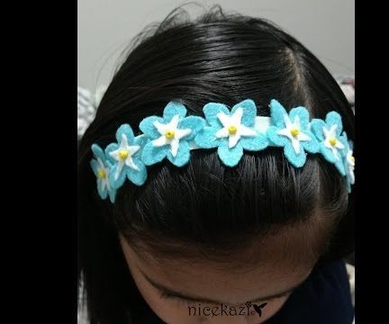 Forget Me Not/myosotis Flower Headband 