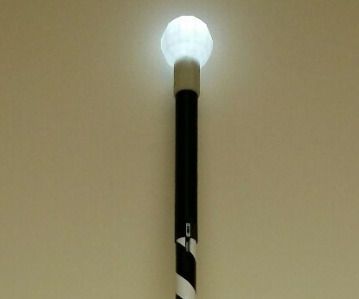 Down and dirty Halloween prop cane