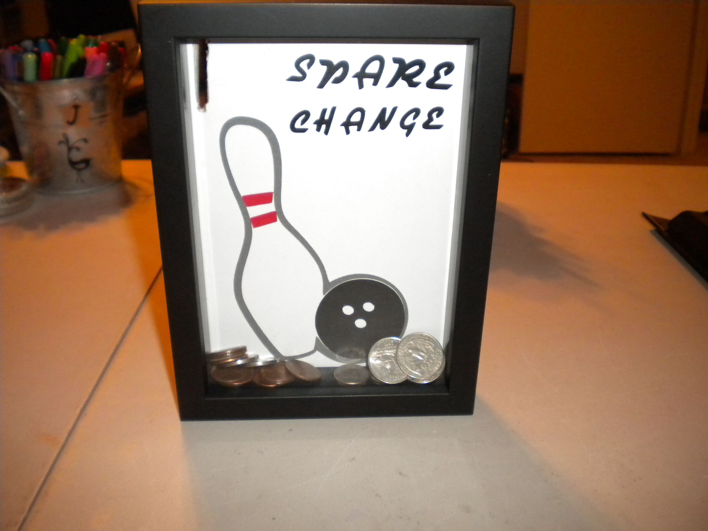 Bank Made From Shadow Box