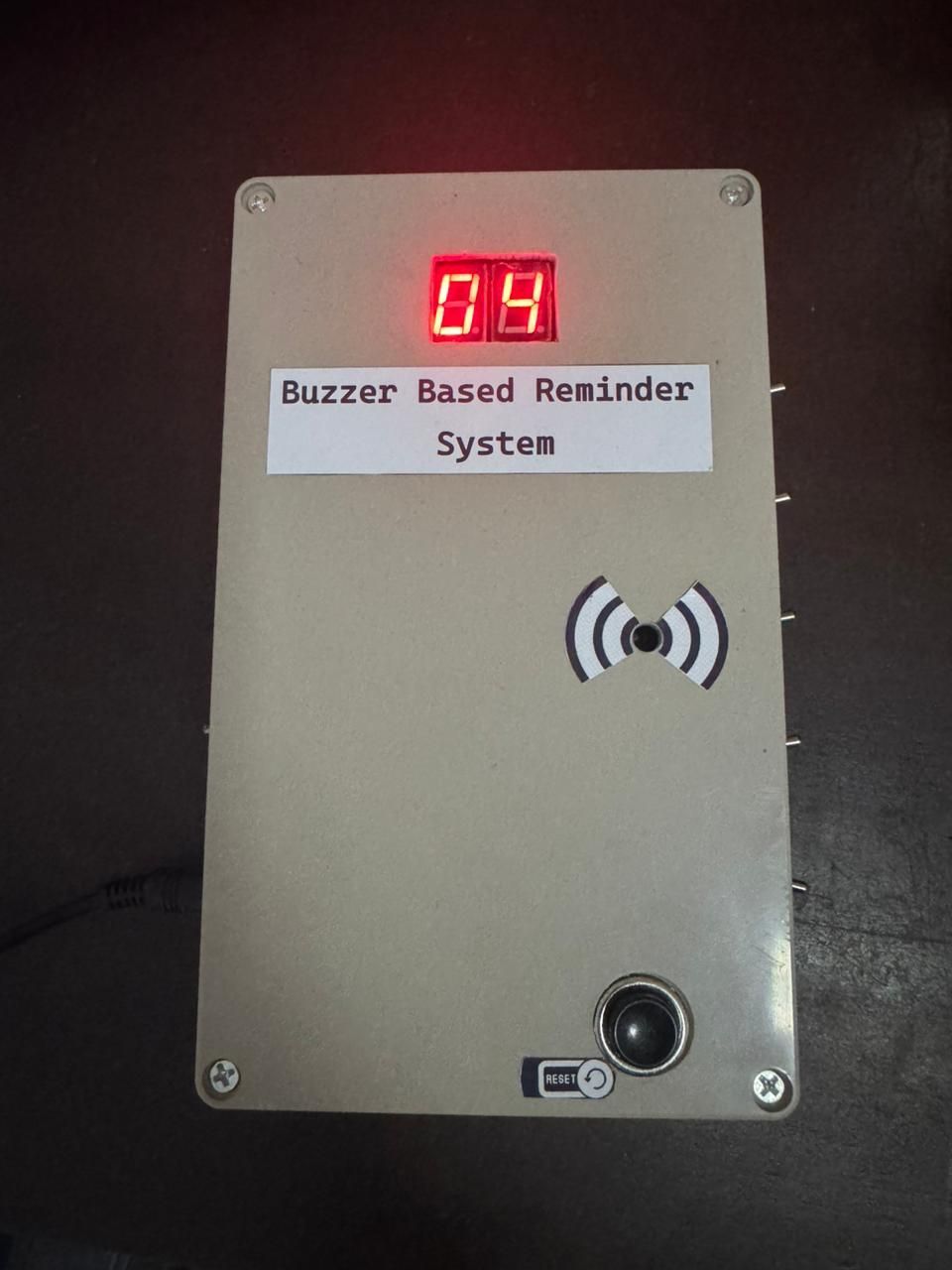 Buzzer Based Reminder System : 5 Steps - Instructables
