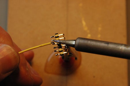 Solder the Wires to the Pin Connector