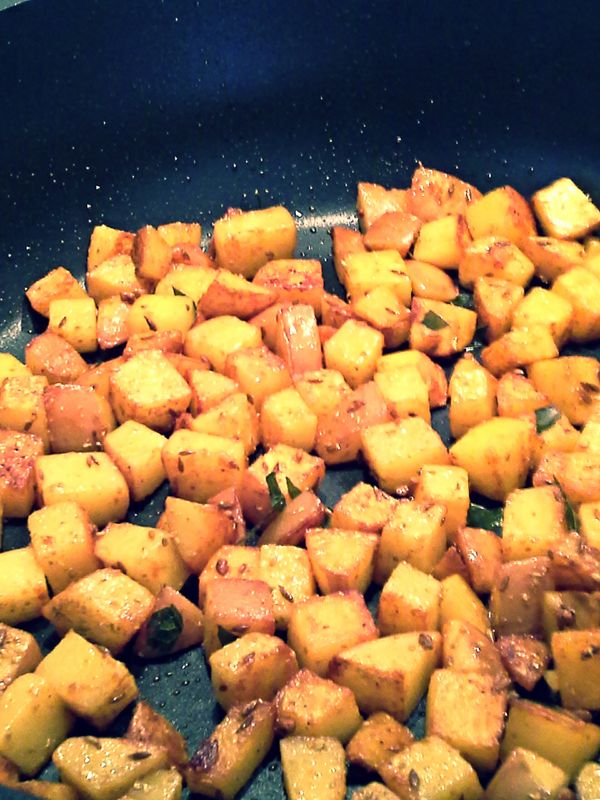Indian Dry Potato Curry