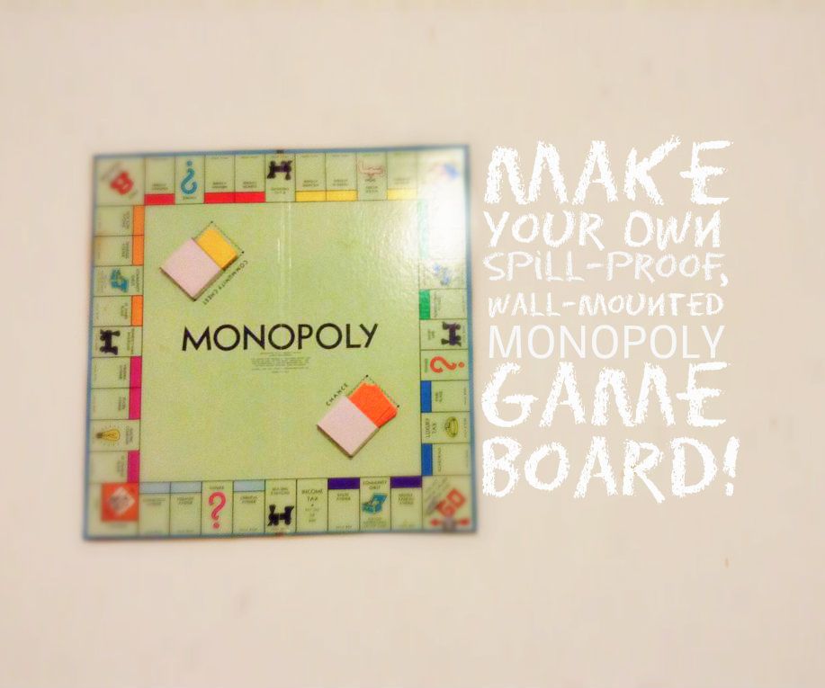 Spill-Proof Monopoly Board