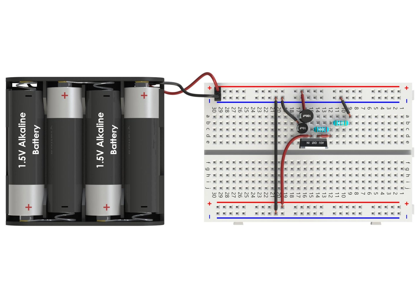 LM317 Adjustable Voltage Regulator : 6 Steps Circuit Diagram
