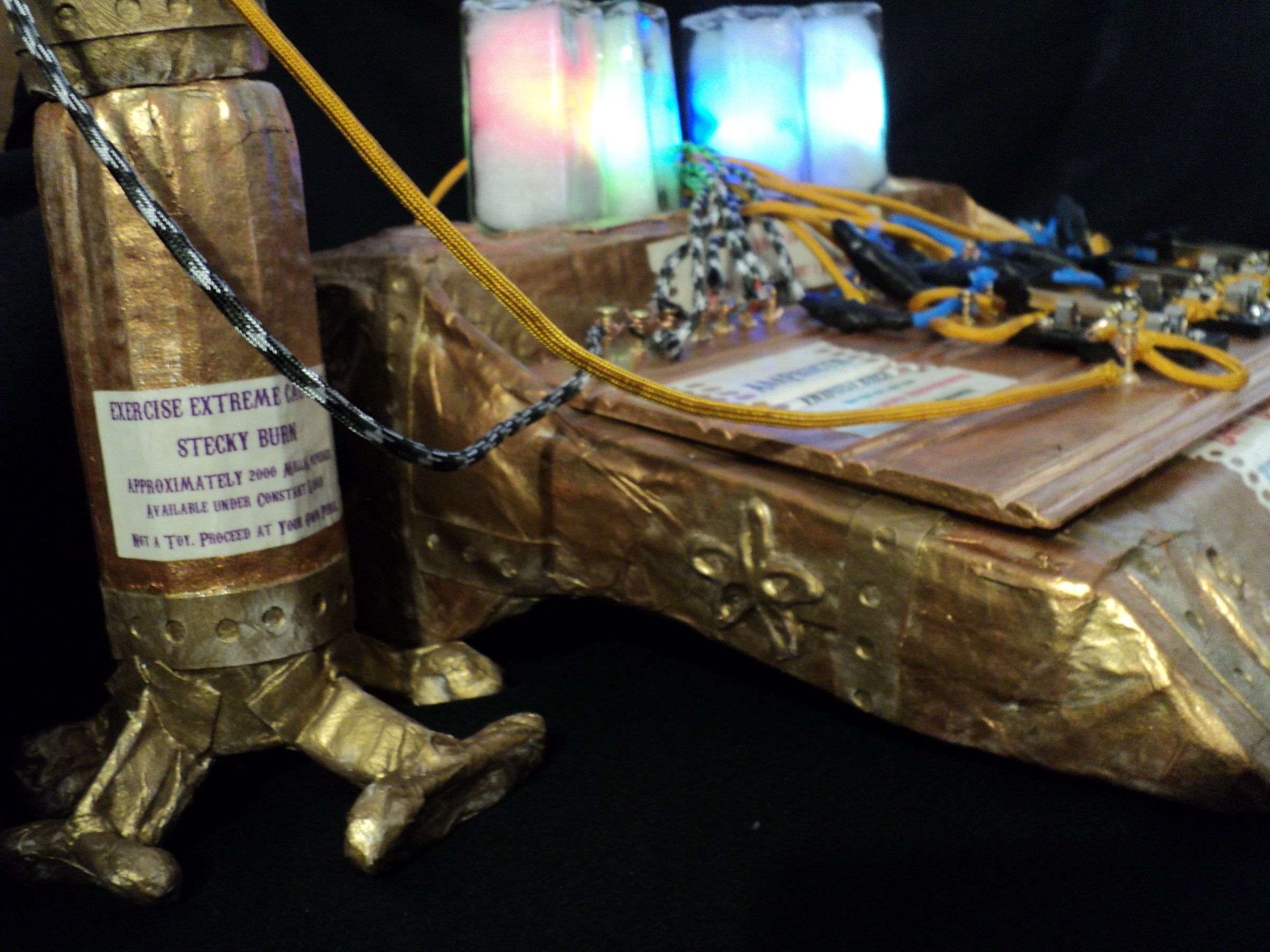 Steampunk Electronics LED Experimenter's Board : 6 Steps - Instructables