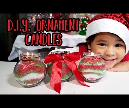 DIY Ornament Candles