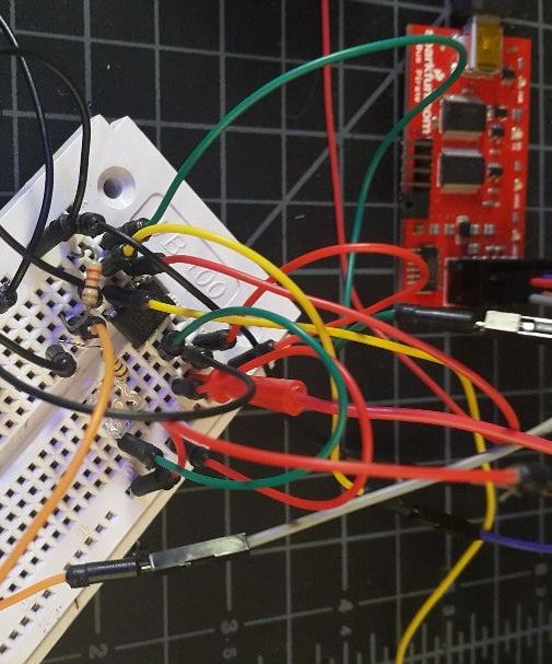 Bus Pirate W/SPI and MCP4131 Digital Pot 