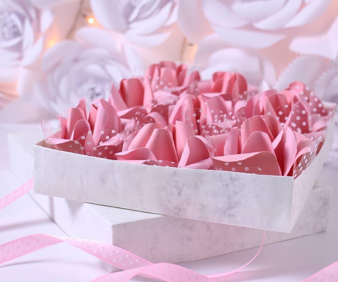 DIY Paper Flower Box