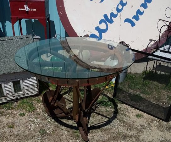 Tractor Wheel Table