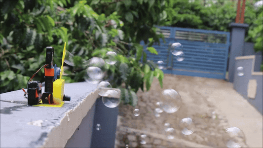 Automatic Bubble Blowing Machine Using 3D Printed Parts