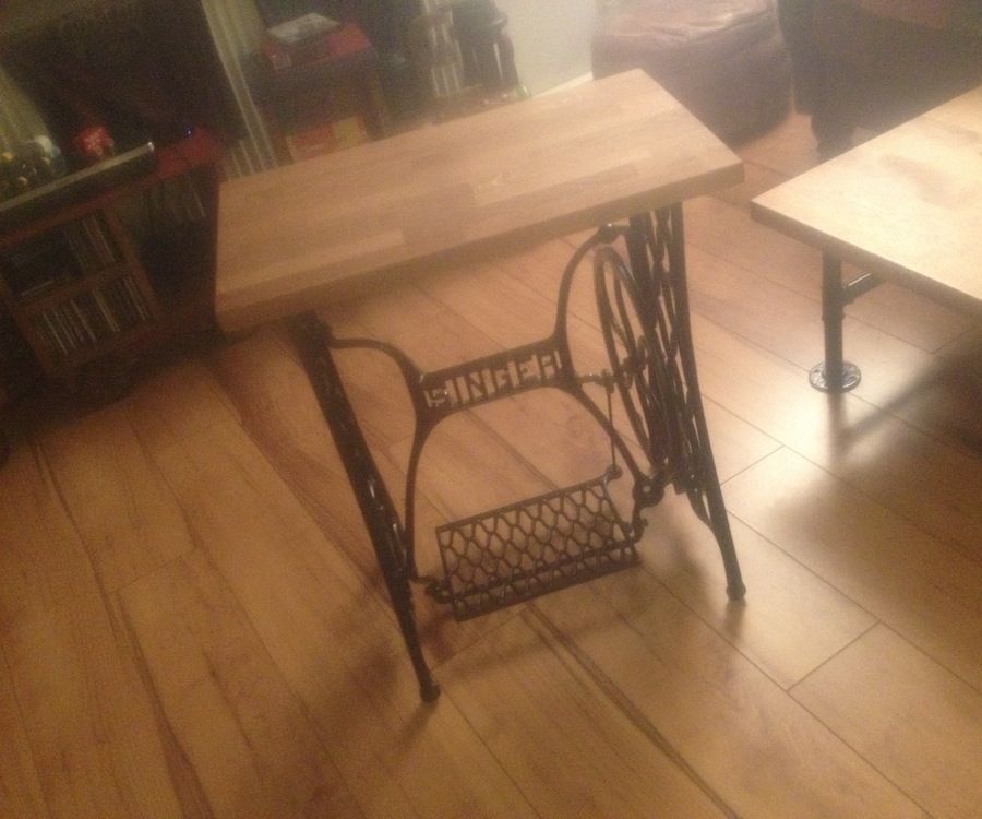singer sewing machine table