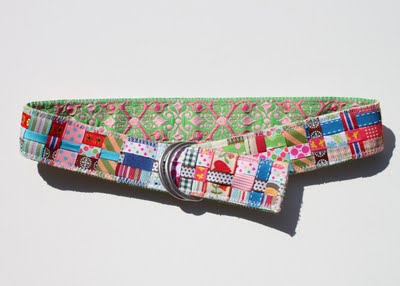 Reversible Scrap Ribbon Belt