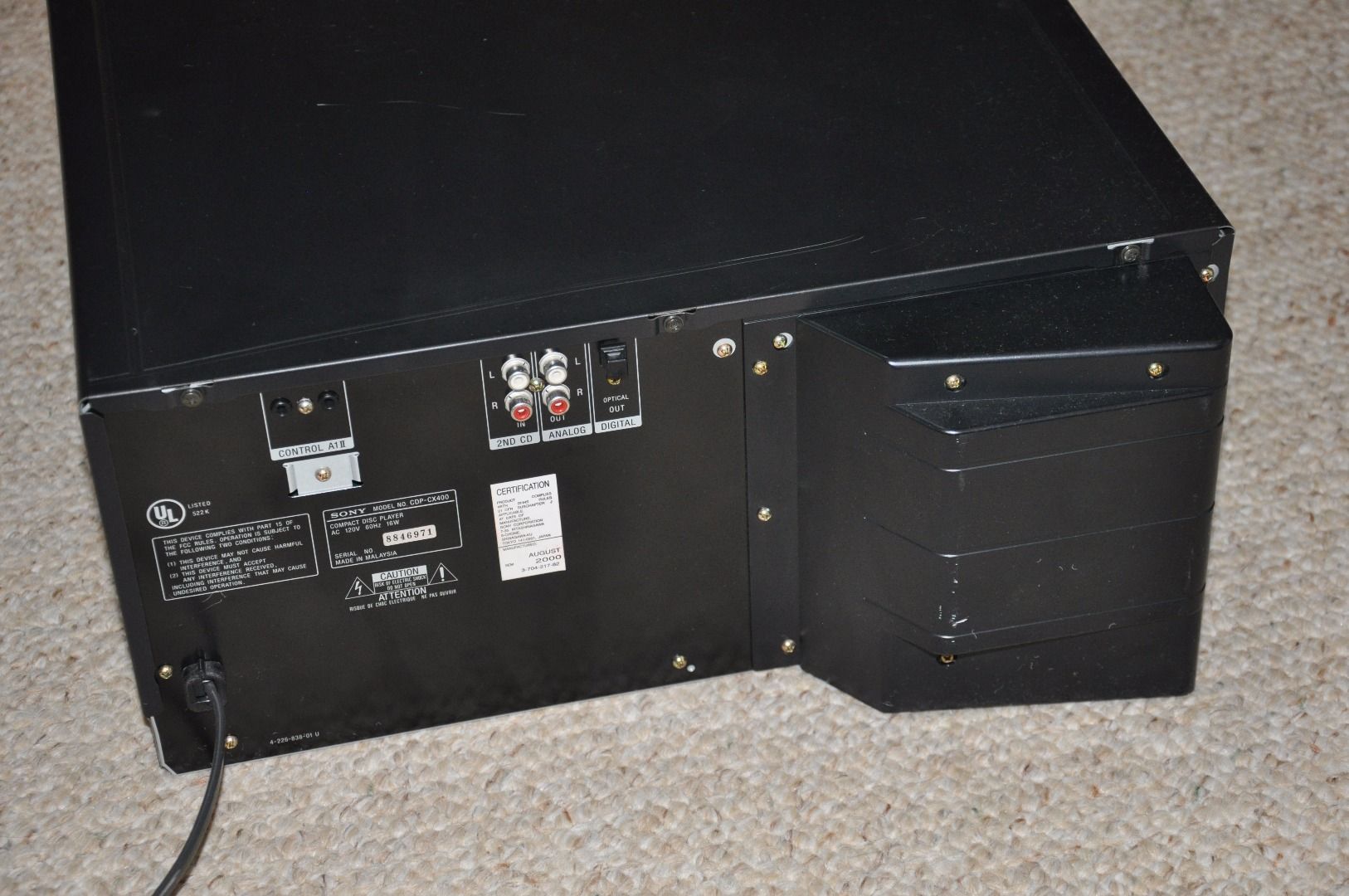 Fix "Table Error" on Sony CD Changer 3 Steps Instructables