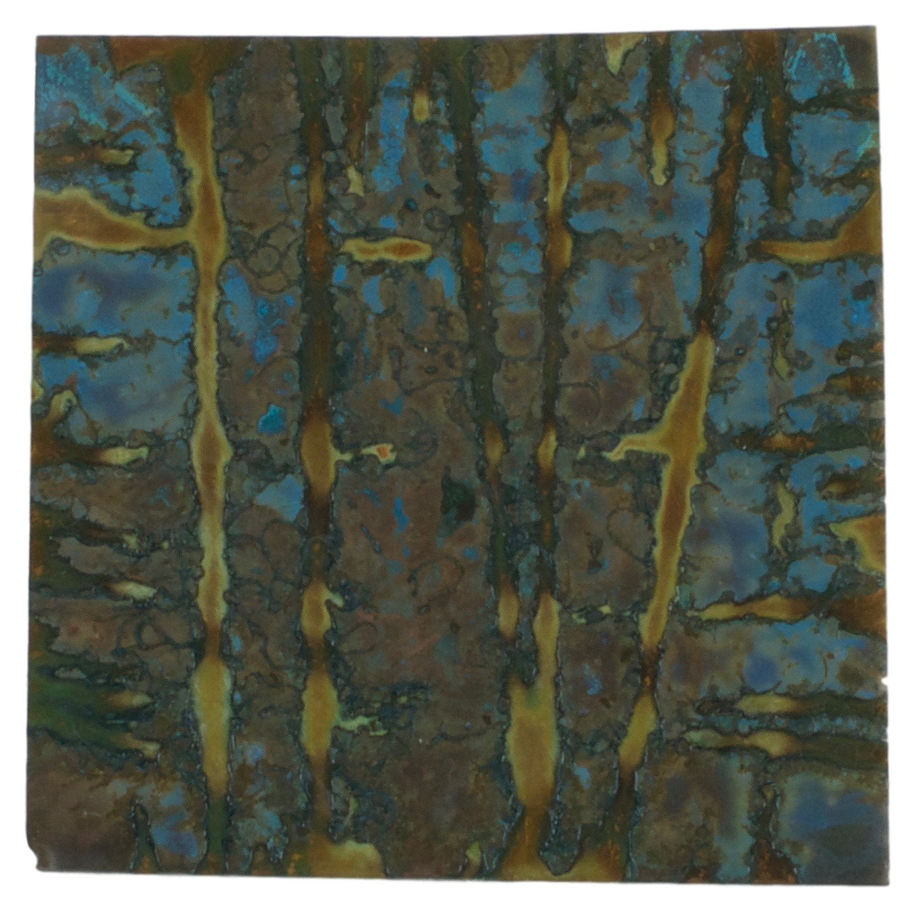 Flower and Ammonia Patina on Copper 5 Steps Instructables