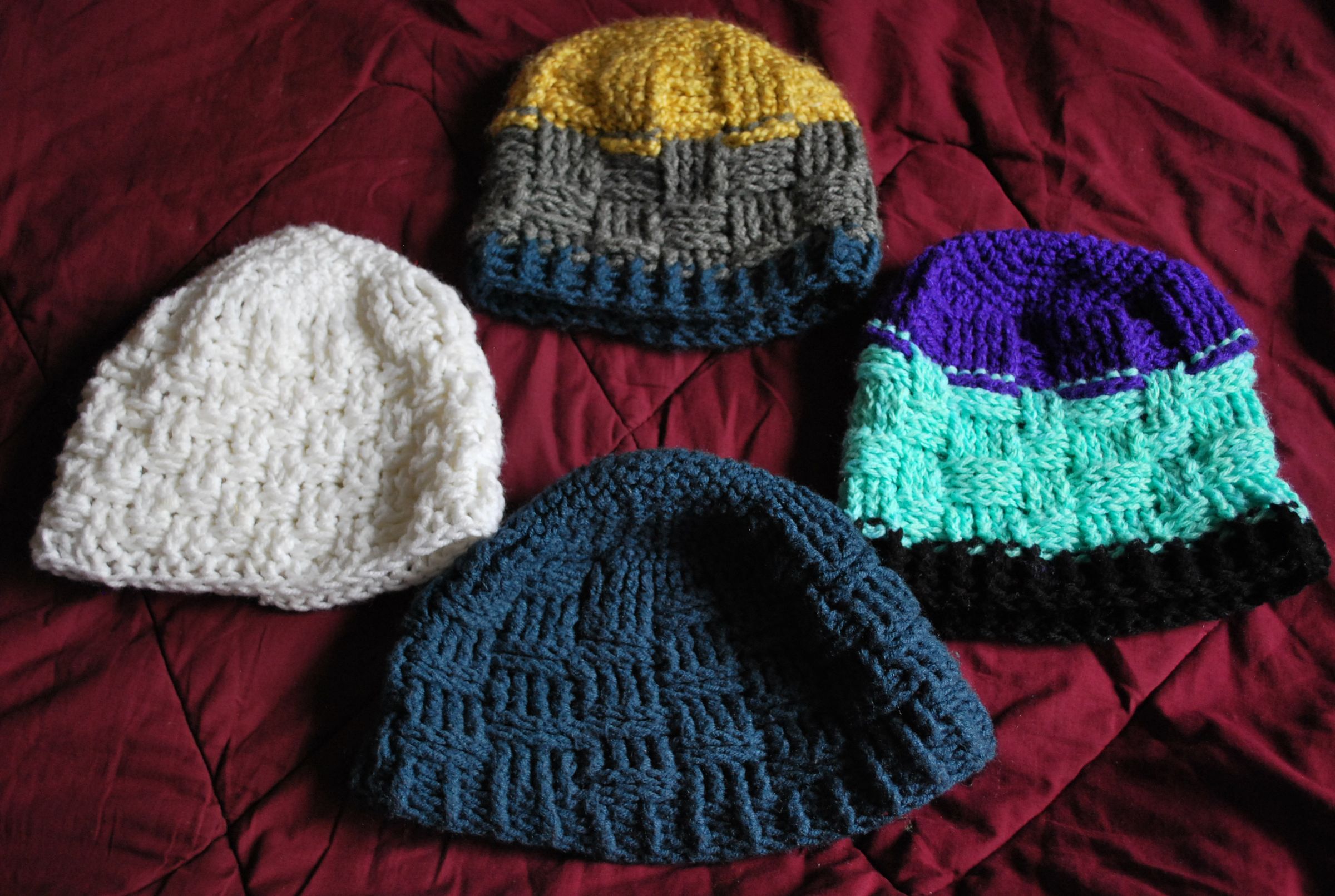 Basket Weave Skull Cap