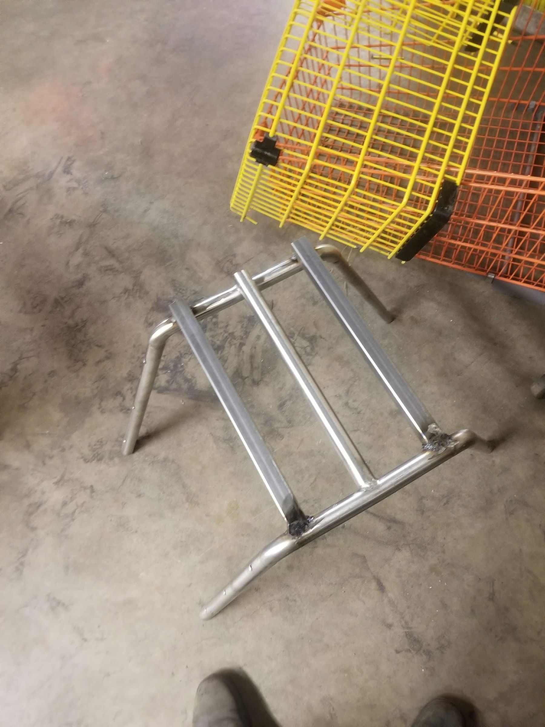 Shopping Cart Chair With Magazine Holder 4 Steps Instructables