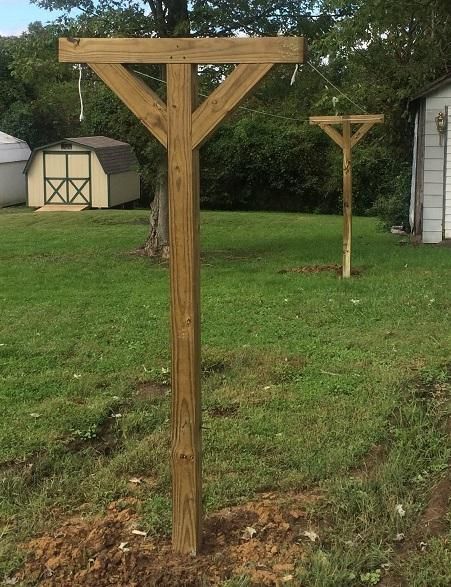 Clothesline Poles
