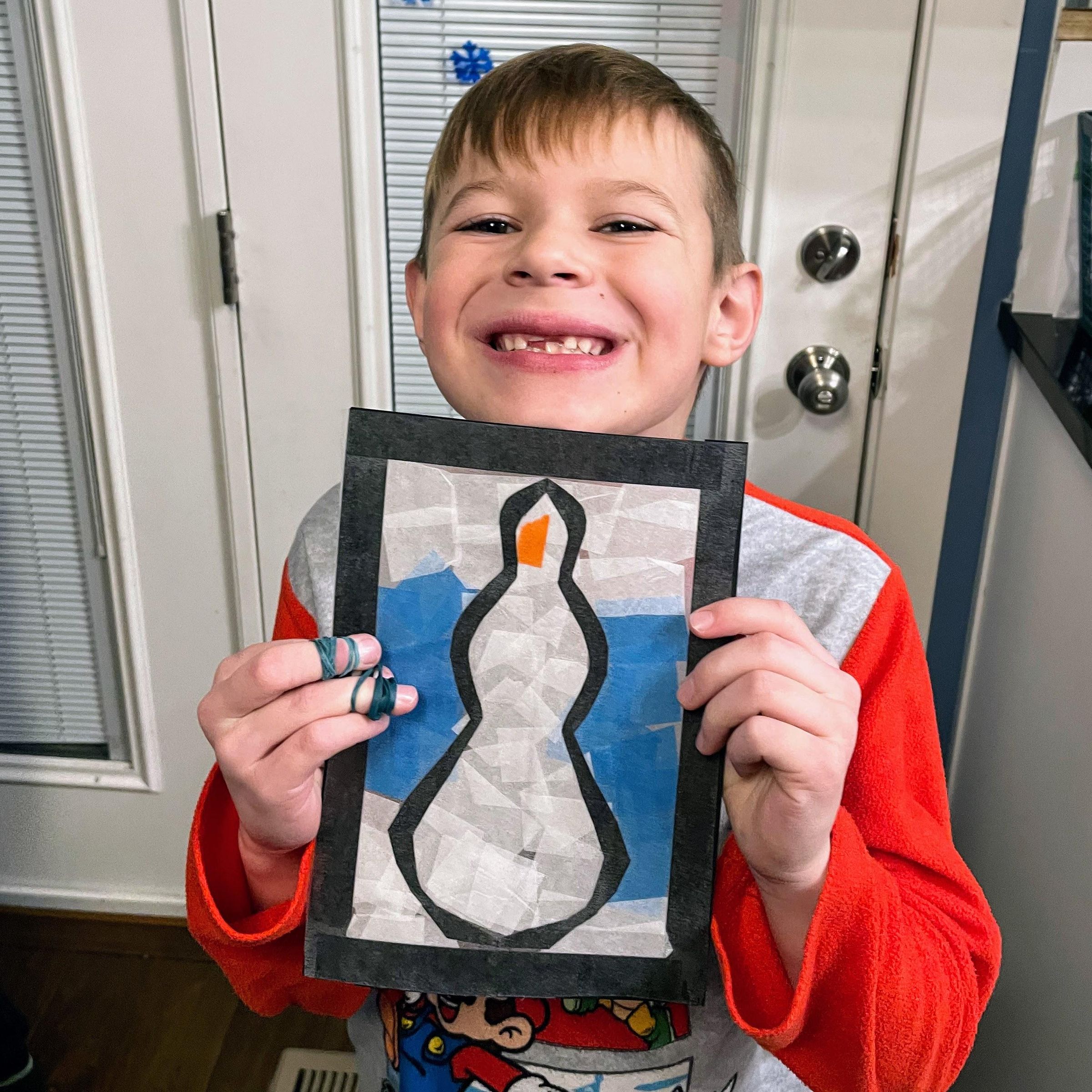 How To Make Faux Stained Glass From Tissue Paper (Any Age) 6 Steps